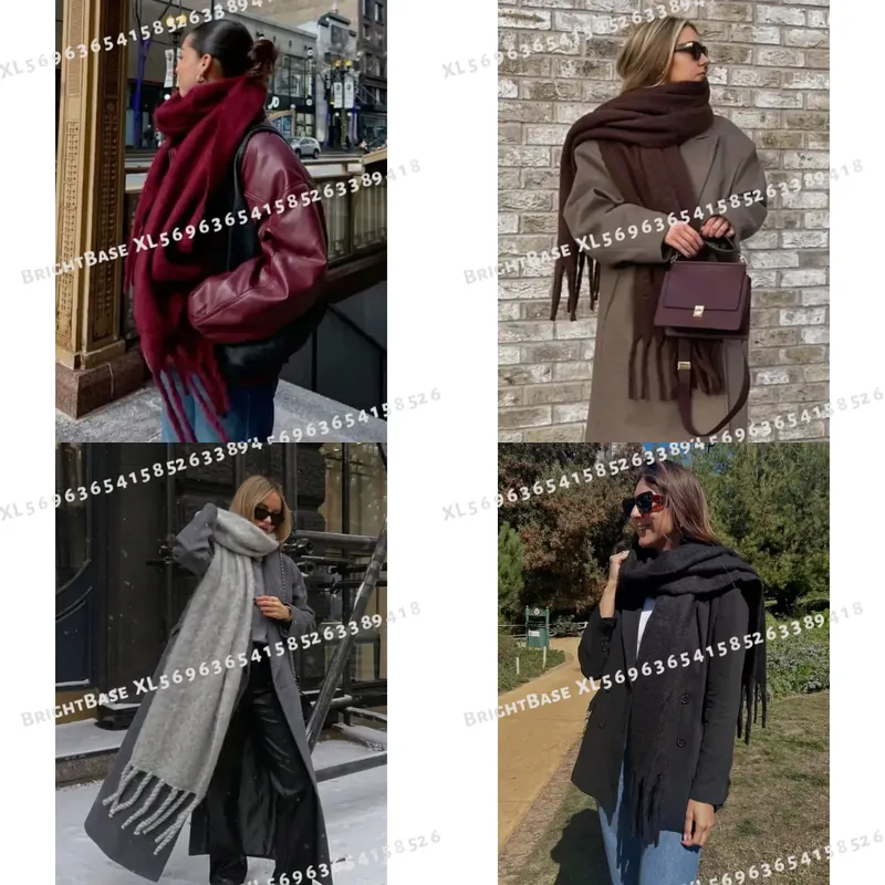 Cashmere Pashmina Wrap - 2025 Women Winter Warm Thick Scarf