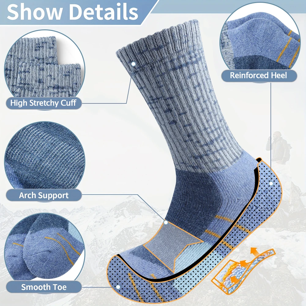 5 Pairs Women Winter Wool Sock - Thermal Sock Wool ulasan dan harga