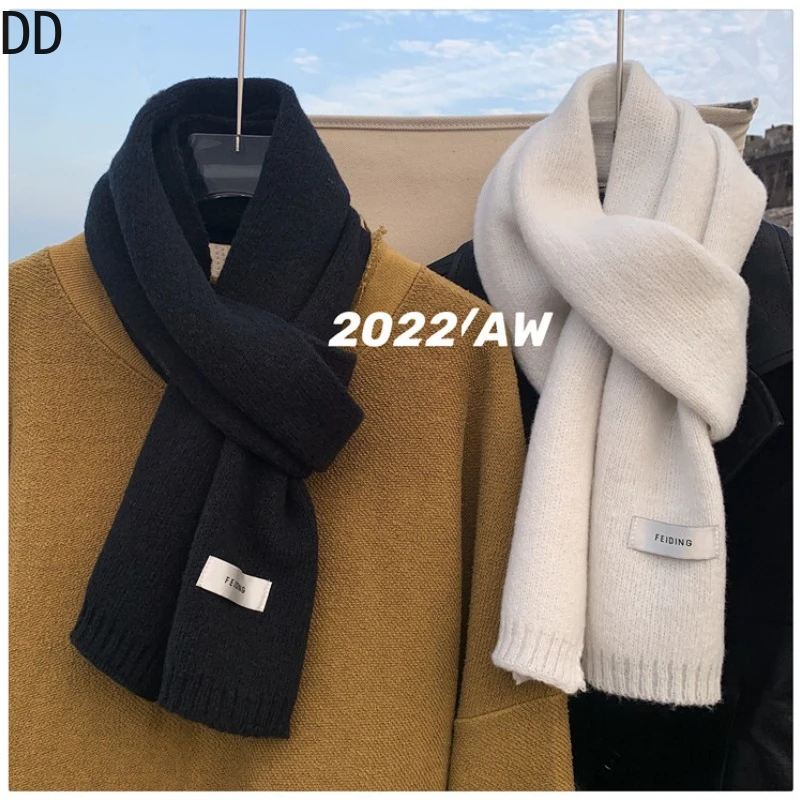 Simple Chic Solid Soft Scarf A - Wool Scarf Men ulasan dan harga