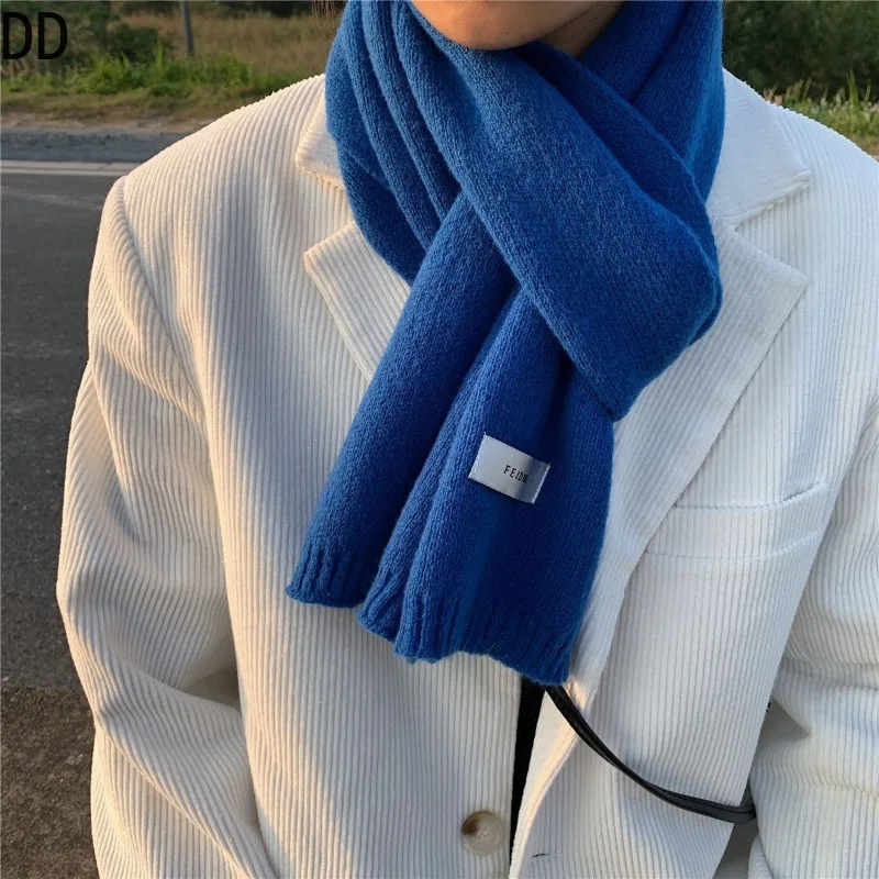 Simple Chic Solid Soft Scarf A - Wool Scarf Men ulasan dan harga