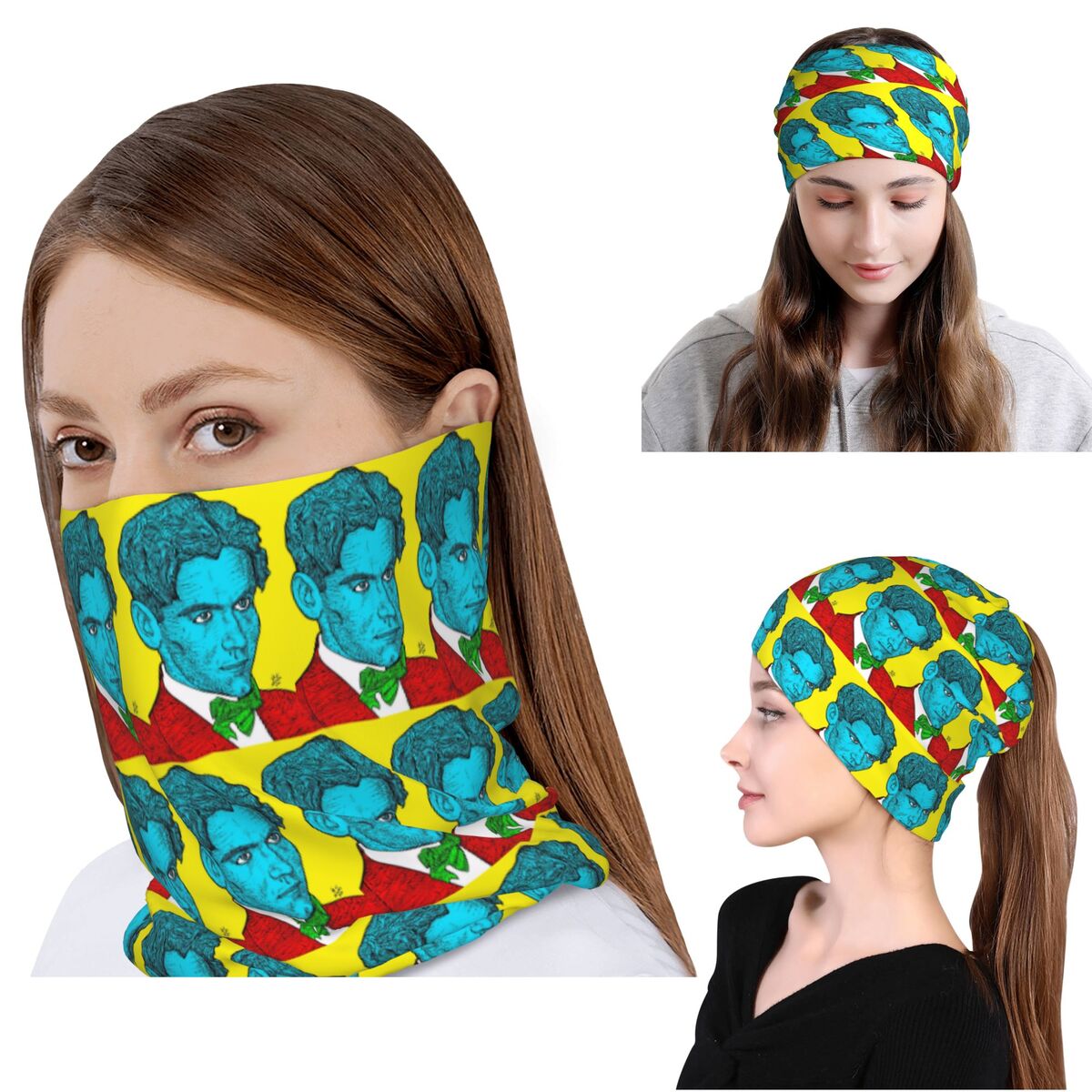 Federico Garcia Lorca Portrait - Knit Beanie Hat Warm ulasan dan harga