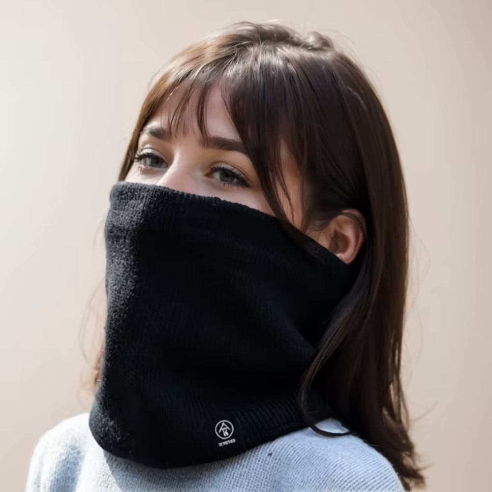 Thick Knit Neck Warmer Fleece  - Neck Gaiter Fleece ulasan dan harga