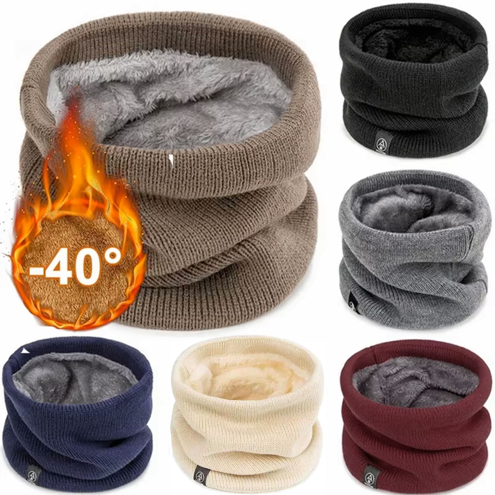 Thick Knit Neck Warmer Fleece  - Neck Gaiter Fleece ulasan dan harga