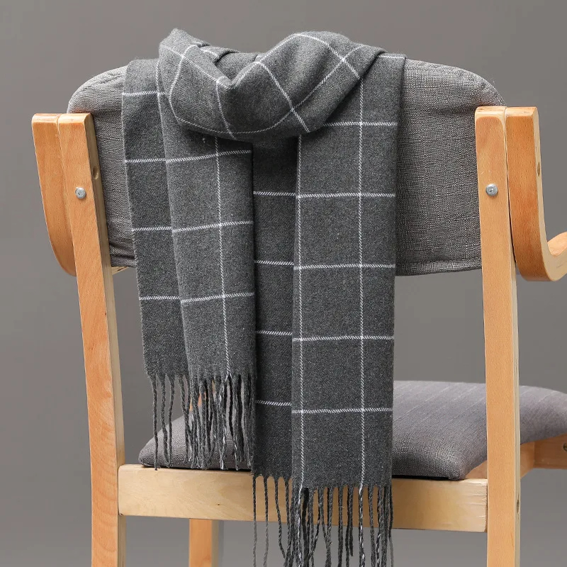 2023 New Winter Men Scarf Keep - Cashmere Pashmina Wrap ulasan dan harga