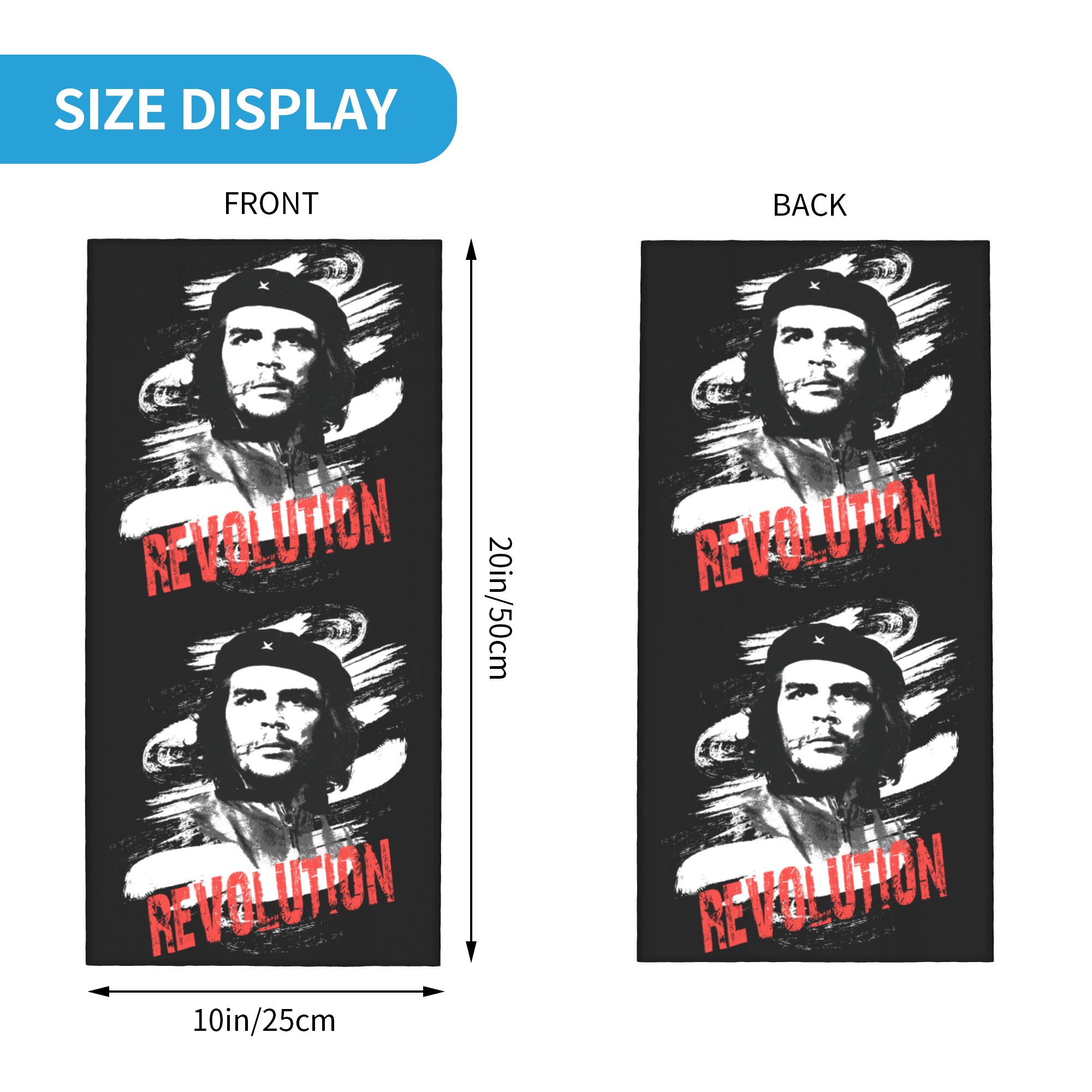 Custom Che Guevara Revolution  - Neck Gaiter Fleece ulasan dan harga