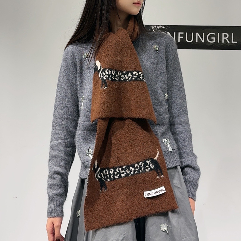 Korean Version Wool Blend Pupp - Wool Scarf Men ulasan dan harga