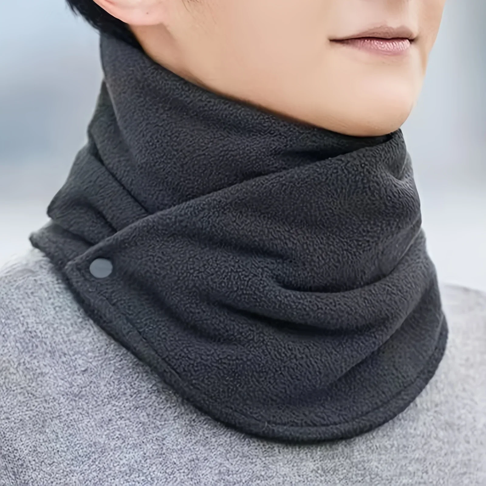 New Lamb Fleece for Women Scar - Neck Gaiter Fleece ulasan dan harga
