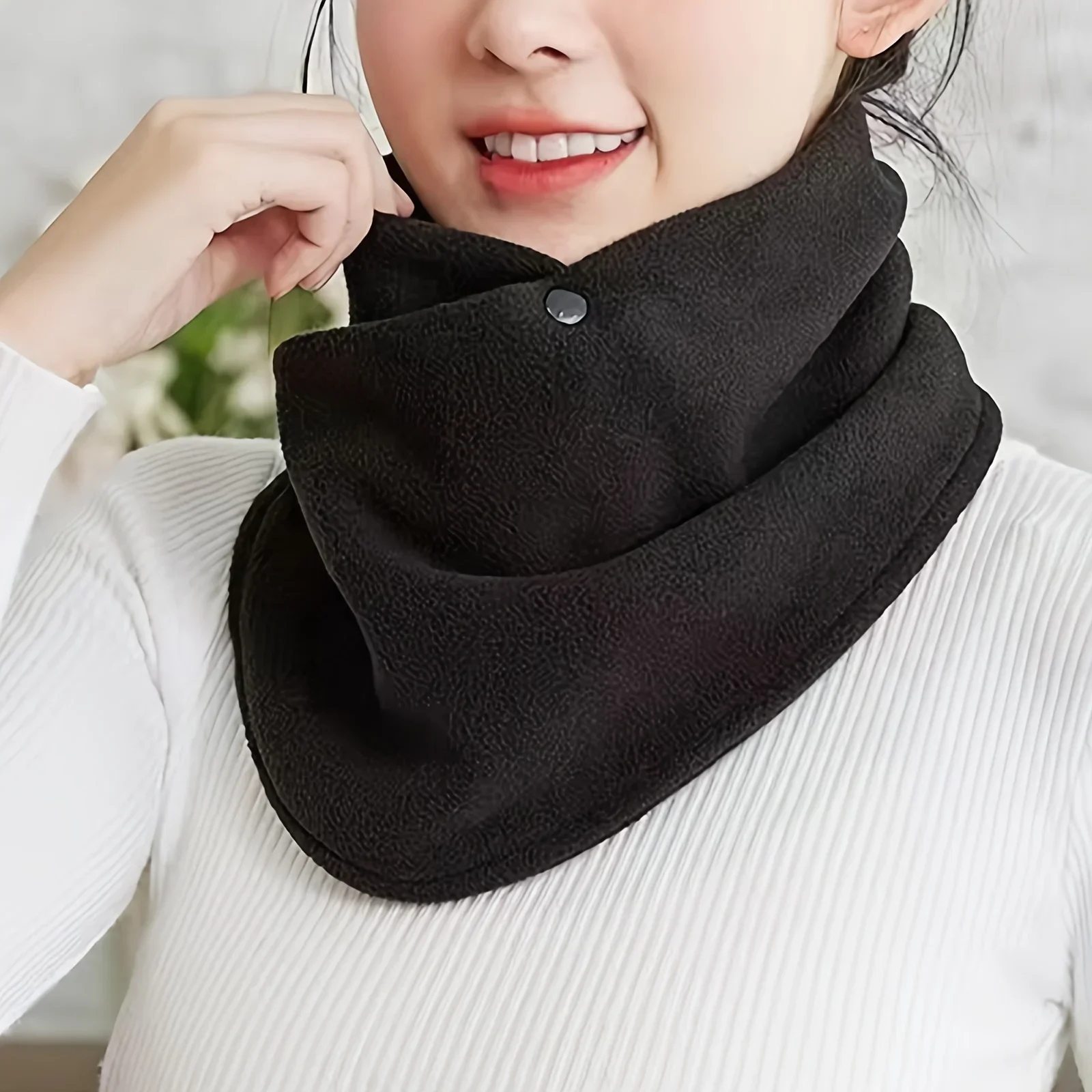 New Lamb Fleece for Women Scar - Neck Gaiter Fleece ulasan dan harga