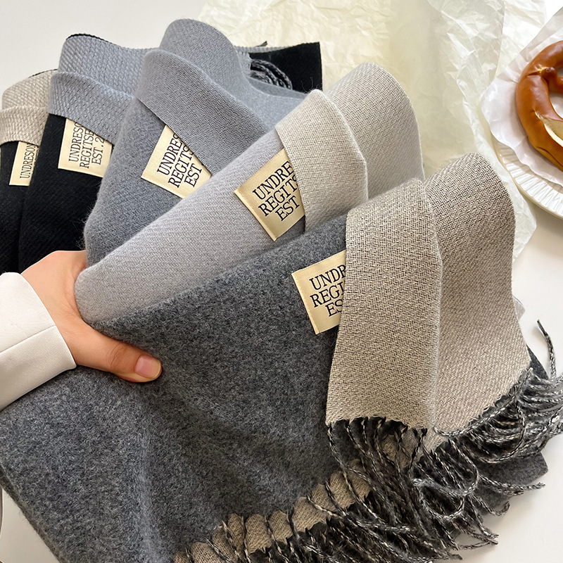 Fashion Solid Cashmere Warm Sc - Cashmere Pashmina Wrap ulasan dan harga