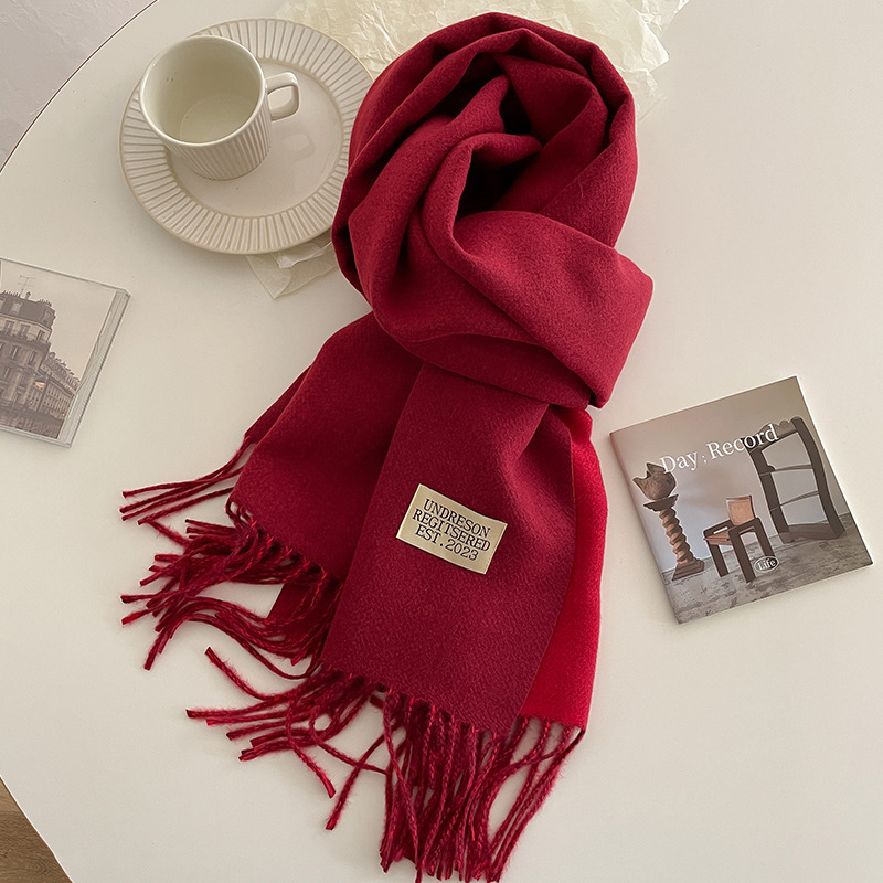 Fashion Solid Cashmere Warm Sc - Cashmere Pashmina Wrap ulasan dan harga
