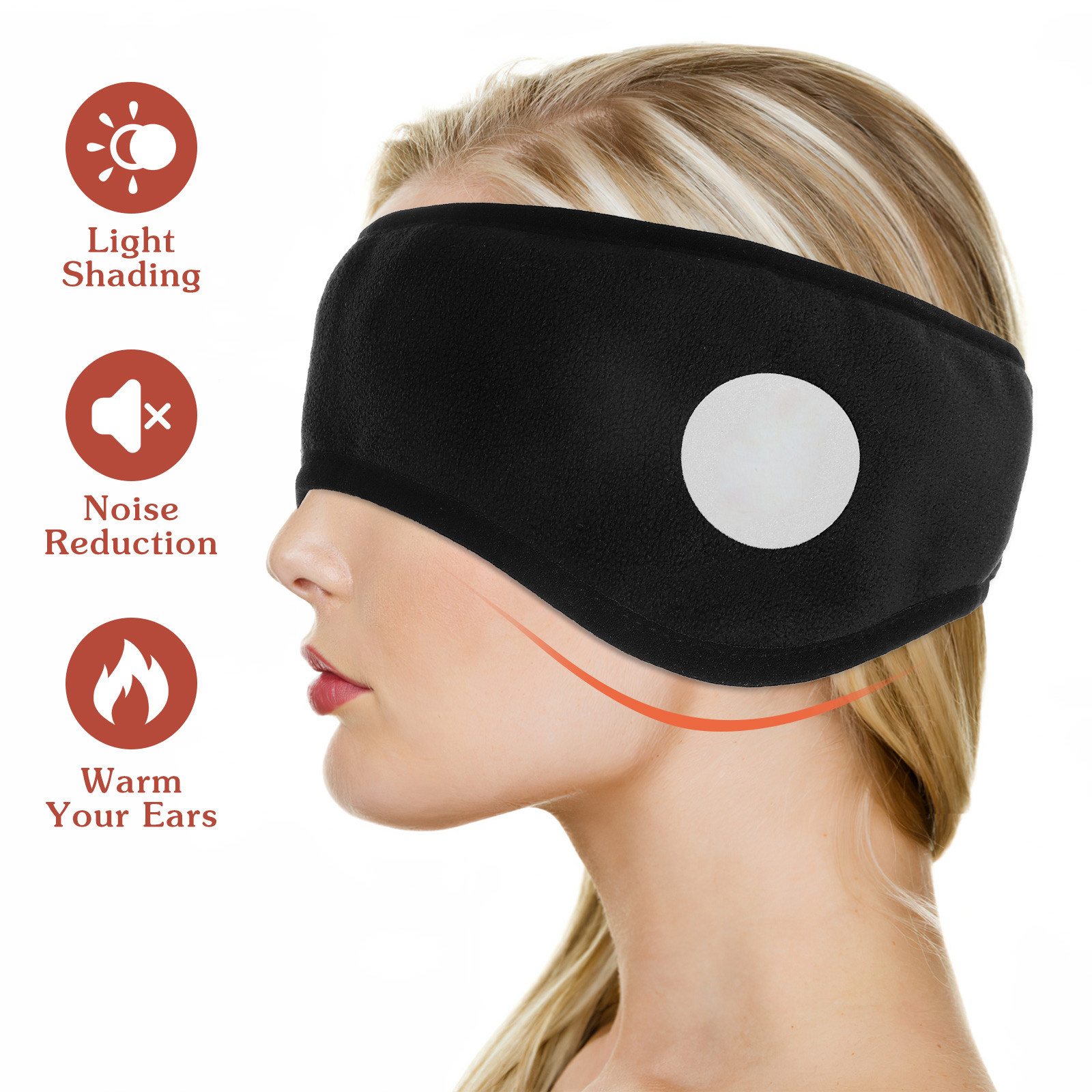 Sleeping Earmuff Headband Upgr - Winter Headband Fleece ulasan dan harga