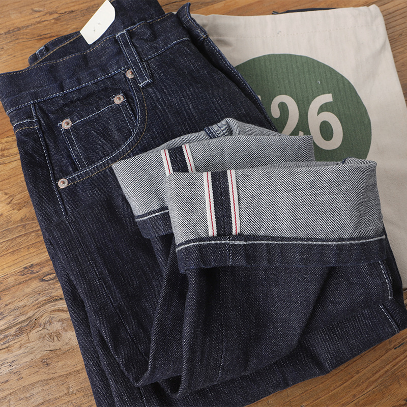 Amekaji 100% Cotton Men's Red  - Levis Jeans 501 ulasan dan harga
