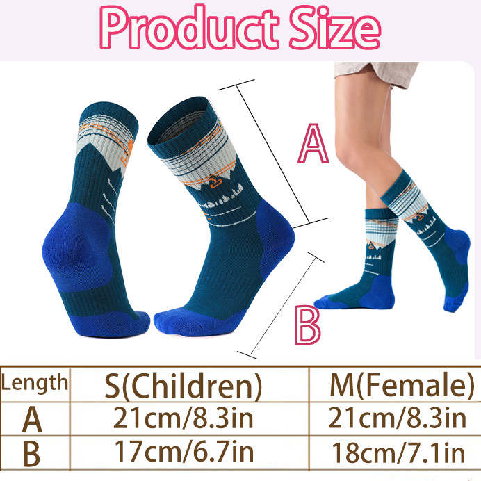 1 Pair Merino Wool Ski Socks f - Thermal Sock Wool ulasan dan harga