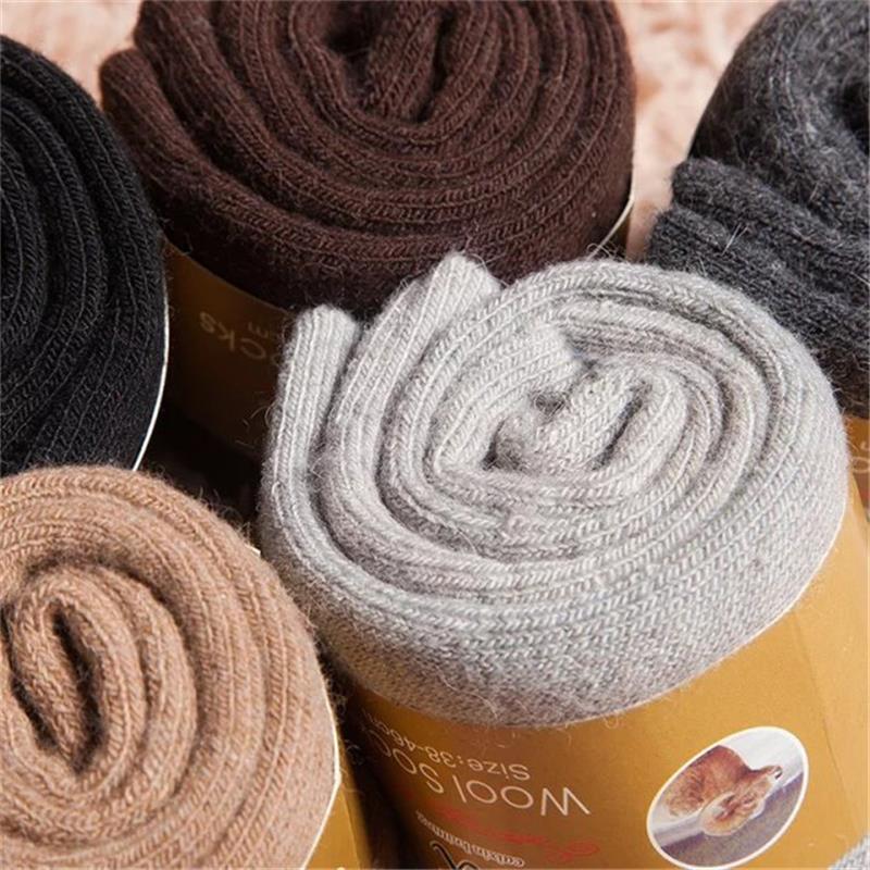 4Pairs/Lot Men's Winter Super  - Thermal Sock Wool ulasan dan harga