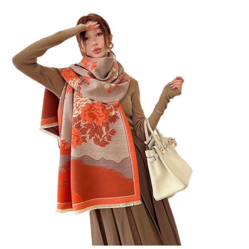 Fashion Winter New Warm Cashme - Cashmere Pashmina Wrap ulasan dan harga