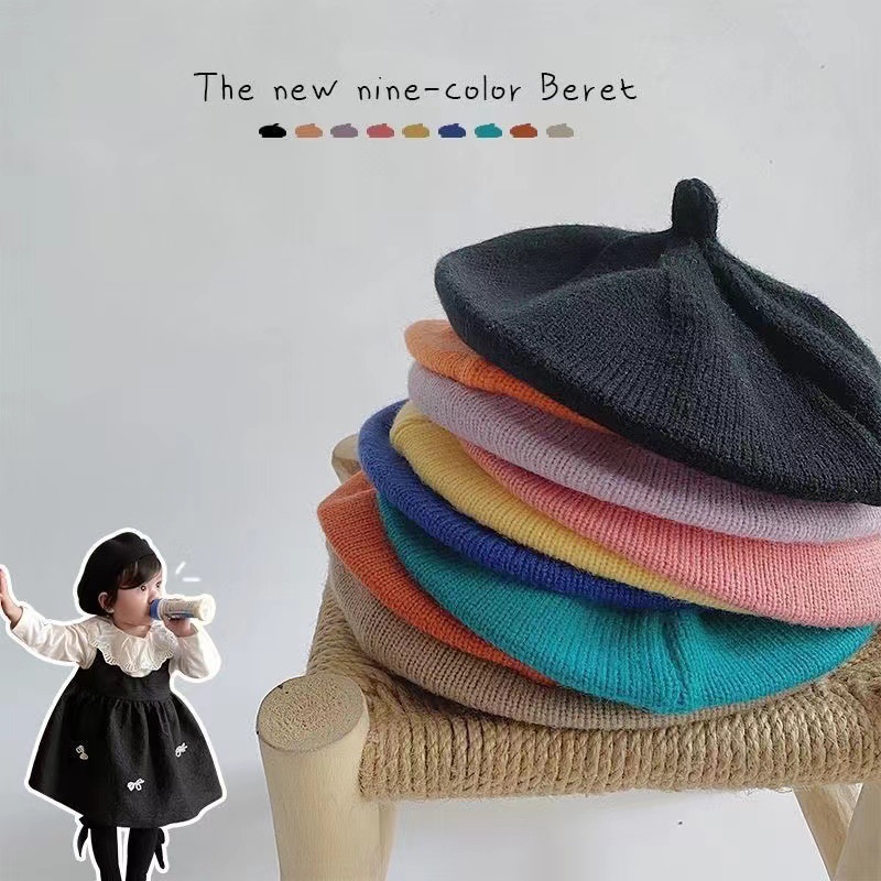 New Arrival Knitted Baby Beret - Knit Beanie Hat Warm ulasan dan harga