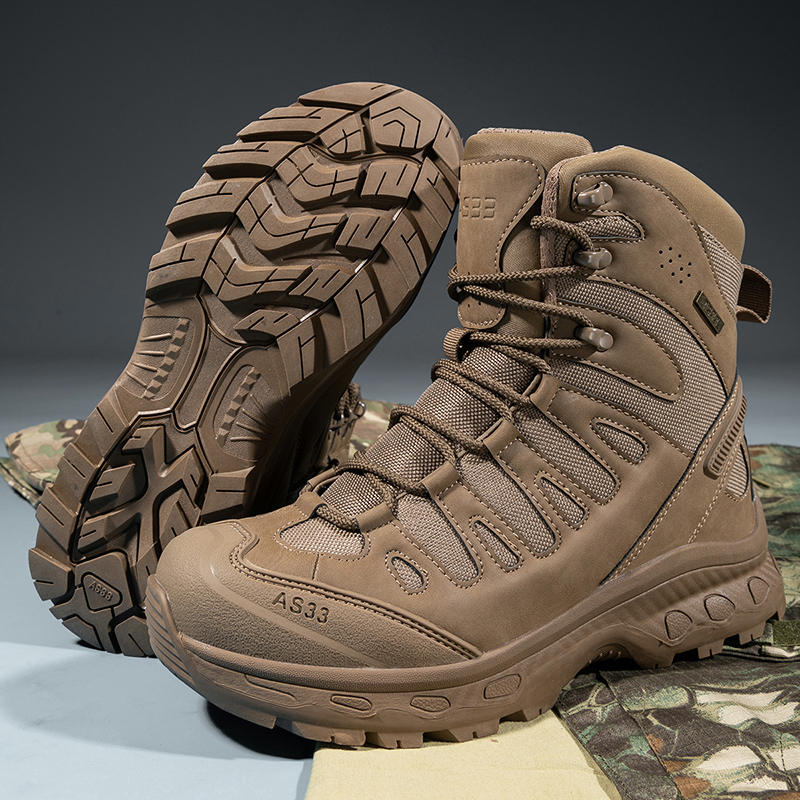 Men Tactical Boots Lace Up Bra - Waterproof Winter Boot ulasan dan harga